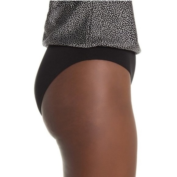 WAYF Cowl Neck Lace Trim Bodysuit - Picture 3 of 7